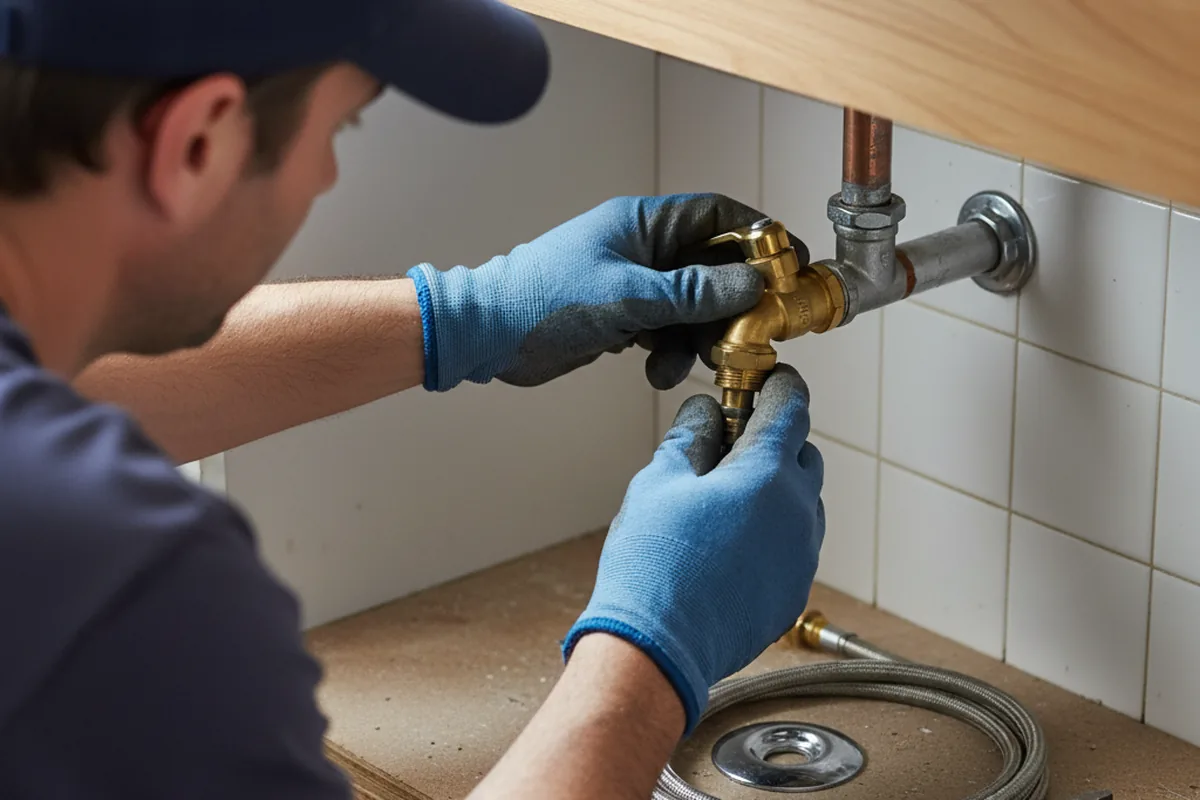 Shutoff valve and fitting work during Repiping in Hennepin